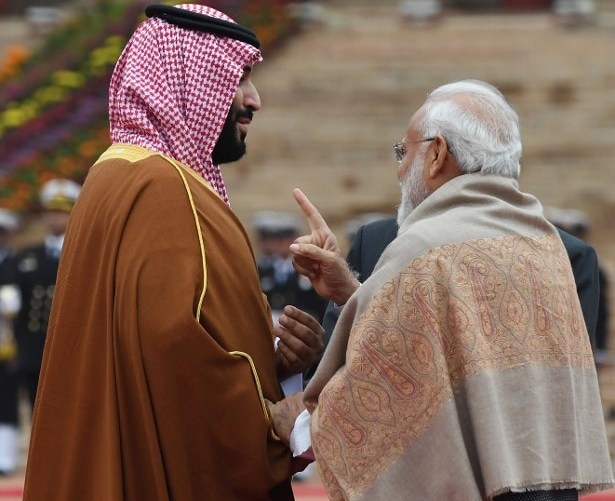 Congress lambastes PM Modi for breaking protocol to welcome Saudi's crown prince Congress lambastes PM Modi for breaking protocol to welcome Saudi's crown prince