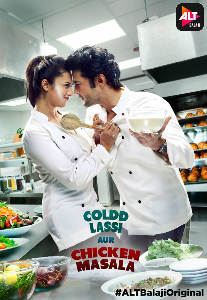 PICS & VIDEO: Divyanka Tripathi & Rajeev Khandelwal shoot for ALTBalaji's 'Coldd Lassi Aur Chicken Masala'!