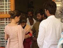 Pulwama Terror Attack: Newlywed TV actress Lovey Sasan meets deceased CRPF Jawan\'s family; Extends financial support to the family!