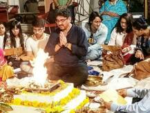 PICS & VIDEOS: Shaheer Sheikh & co-stars kickstart shoot for \'Yeh Rishta...\' spin-off with hawan on sets!