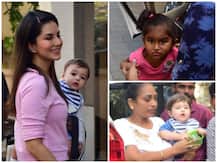 Sunny Leone gets clicked with daughter Nisha, twin sons Asher-Noah & the PICS are too cute!
