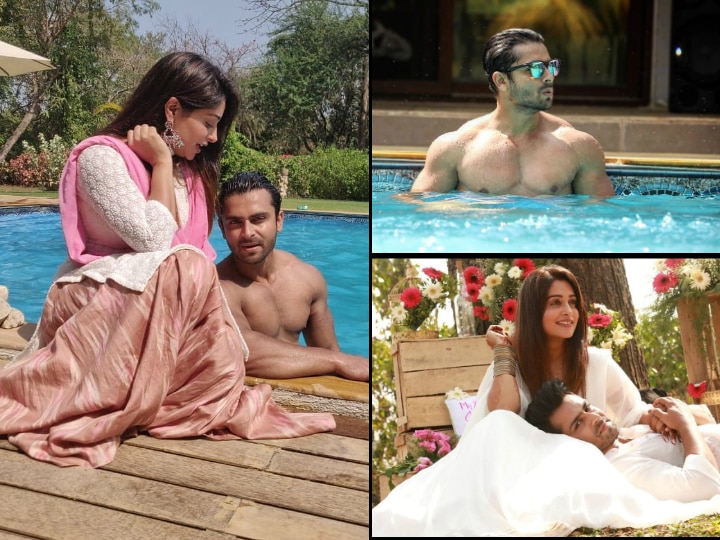 Dipika Kakar and hubby Shoaib Ibrahim chill in a pool in Alibag ringing in their 1st Wedding Anniversary! Dipika Kakar and hubby Shoaib Ibrahim's cosy-romantic 1st Wedding Anniversary in Alibag!