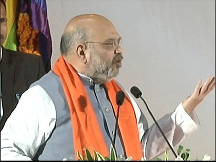 BJP chief mocks and attacks 'Mahagathbandhan' BJP chief Amit Shah mocks and attacks 'Mahagathbandhan'