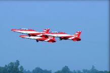 IAF\'s Surya Kiran Acrobatics flies in \'Missing Man\' formation to pay respect to teammate killed in crash