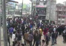 Arunachal Pradesh: Protesters set ablaze Dy CM\'s residence in Itanagar, curfew imposed