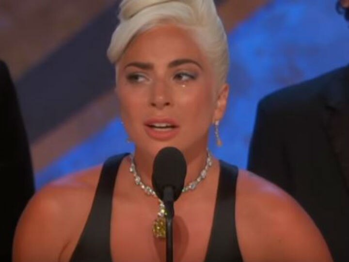 Oscars 2019: Lady Gaga wins first Oscar; Gets TEARY-EYED on stage, watch her emotional acceptance speech!  Oscars 2019: Lady Gaga wins first Oscar; Gets TEARY-EYED on stage, watch her emotional acceptance speech!