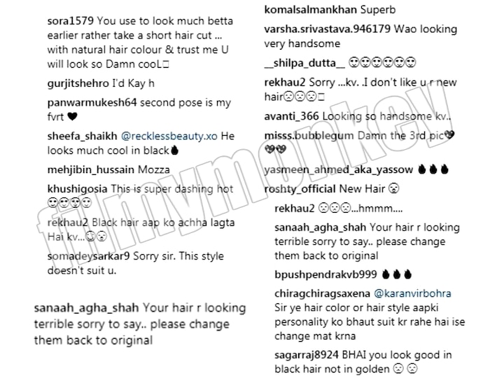 Fans react to Karanvir Bohra's new blonde hair!