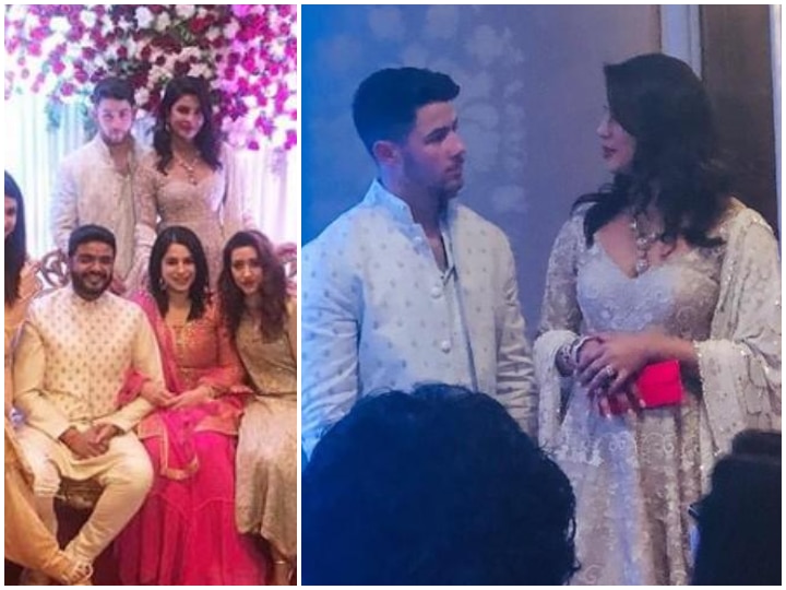 Priyanka Chopra & Nick Jonas look regal at Siddharth Chopra & Ishita Kumar's roka ceremony! SEE PICS! PICS: Priyanka Chopra twins with hubby Nick Jonas at brother Siddharth Chopra's roka ceremony!