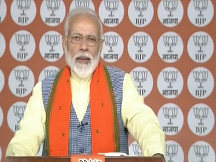 Modi to conduct world's largest video conference with BJP workers today, opposition urges PM to postpone mega event 'India will live as one, grow as one, fight as one, win as one': PM Modi at world's largest video conference with BJP workers