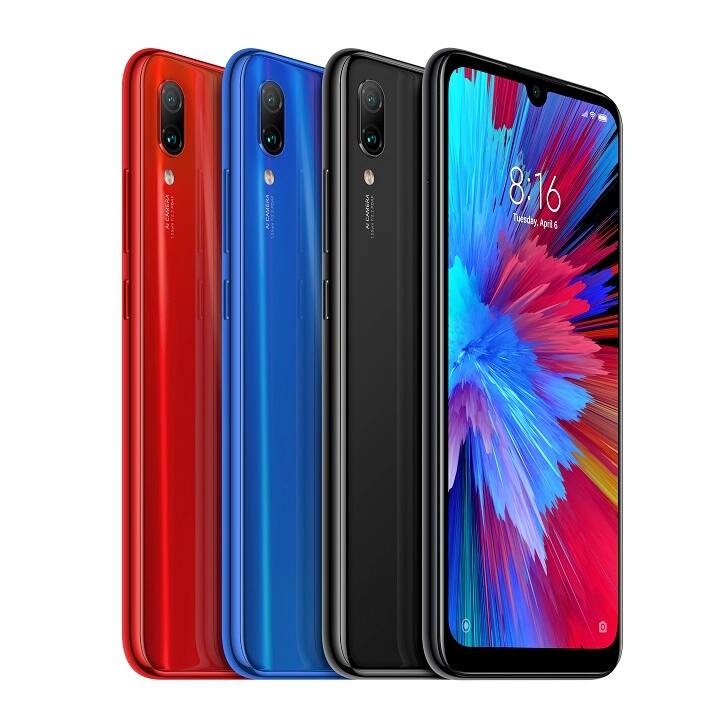 Redmi Note 7 will be available Rs 9,999 for the 3GB+32GB variant and Rs 11,999 for the 4GB+64GB variant in Onyx Black, Sapphire Blue and Ruby Red starting 12 PM on 6th March via Mi.com, Flipkart and Mi Home stores.