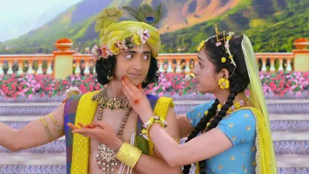 Star Bharat's top-rated show 'RadhaKrishn', featuring Sumedh Mudgalkar in lead roles, has claimed 10th spot this week with 1.8 ratings. (Photo: Web)