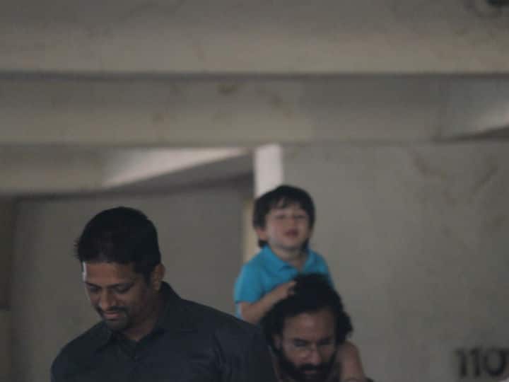 Enjoying his usual piggyback ride, Tim Tim looked all excited 