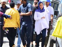 PHOTOS: ‘Pregnant’ Kareena Kapoor Khan shoot for Good News at a Gurudwara in Mumbai