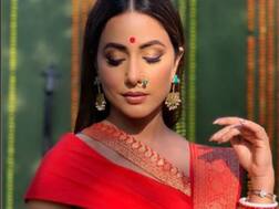 PICS: 'Kasautii...' actress Hina Khan looks flawless in Komolika's post-wedding look!