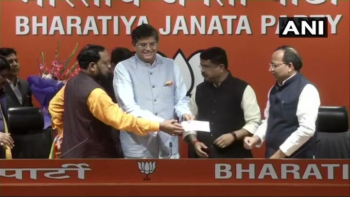 Former BJD lawmaker & Odisha industrialist Baijyant Jay Panda joins BJP Former BJD lawmaker & Odisha industrialist Baijyant Jay Panda joins BJP