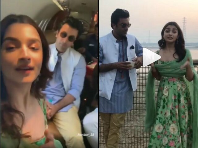'Brahmastra' logo launch: Alia Bhatt, Ranbir Kapoor at #Kumbh2019; Lovers indulge in sweet banters 'Brahmastra' logo launch: Alia Bhatt, Ranbir Kapoor, Ayan Mukerji at Kumbh to unravel a 'spectacle'!