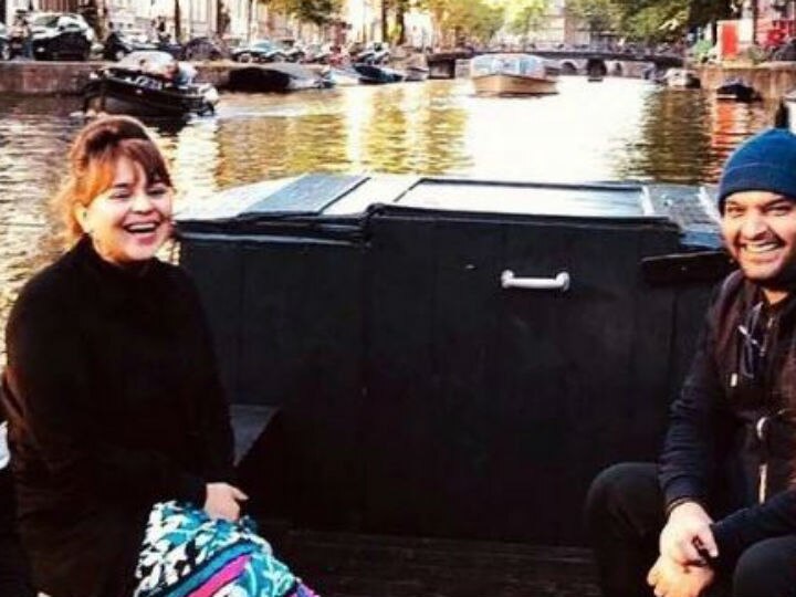 Kapil Sharma-Ginni Chatarth enjoy a boat ride in Amsterdam  Love is in the air! Kapil Sharma enjoys a boat ride with wife Ginni Chatarth in Amsterdam