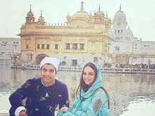 After CONFIRMING his WEDDING TV actor Ssharad Malhotra, girlfriend Ripci seek blessings at Golden Temple in Amritsar!