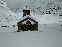 Pictures: Kedarnath Temple Turns White After Heavy Snowfall