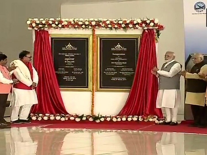 PM Narendra Modi launches civilian flight operations from Ghaziabad's Hindon airbase PM Narendra Modi launches civilian flight operations from Ghaziabad's Hindon airbase