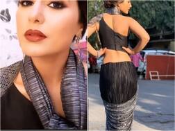 Kasautii Zindagii Kay's Komolika aka Hina Khan redefines HOTNESS flaunting her hourglass figure in this stylish black saree!