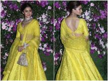 Akash Ambani-Shloka Mehta Wedding: Alia Bhatt looks ELEGANT in yellow lehenga (SEE PICS)