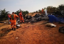 PICTURES: Deadly plane crash in Colombia kills 12 including mayor; no one survives