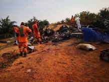 PICTURES: Deadly plane crash in Colombia kills 12 including mayor; no one survives