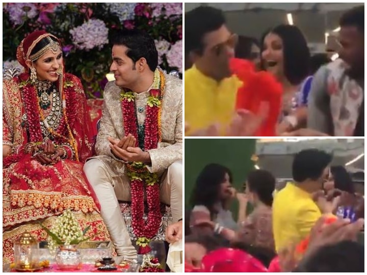 Akash Ambani-Shloka Mehta Wedding: Priyanka Chopra & Aishwarya Rai Bachchan dance together! SEE VIDEOS! VIDEOS: Priyanka Chopra & Aishwarya Rai Bachchan dance together at Akash Ambani-Shloka Mehta wedding!