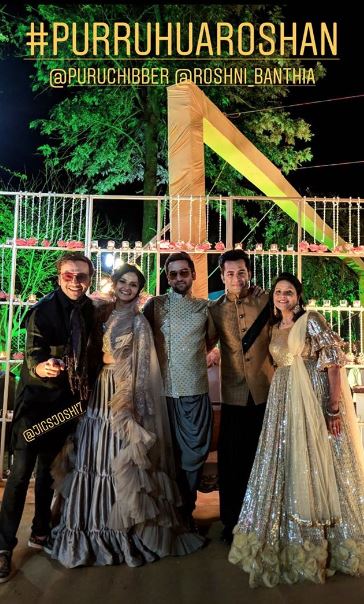 PICS: 'Naamkarann' actor Puru Chiber & Roshni Bathnia's pre-marriage festivities start with Mehendi & Sangeet ceremony!