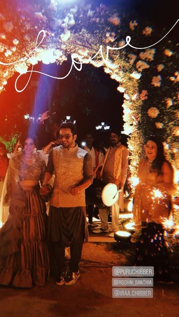 PICS: 'Naamkarann' actor Puru Chiber & Roshni Bathnia's pre-marriage festivities start with Mehendi & Sangeet ceremony!