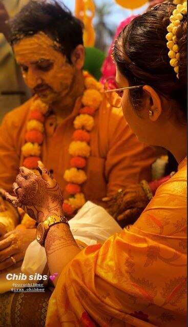 Naamkarann' actor Puru Chibber & ladylove Roshni's haldi ceremony pics are OUT!