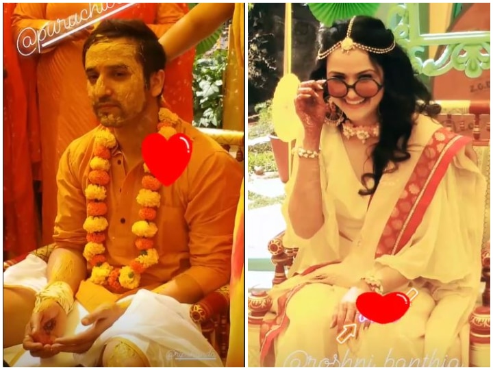 Puru Chibber-Roshni Bathnia Wedding: 'Naamkarann' actor & fiancee's haldi ceremony pictures are OUT! 'Naamkarann' actor Puru Chibber & ladylove Roshni's haldi ceremony pics are OUT!