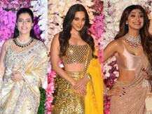 PICS: Kiara Advani, Shilpa Shetty, Kajol & other B\'wood Divas attend Akash Ambani-Shloka Mehta\'s wedding party