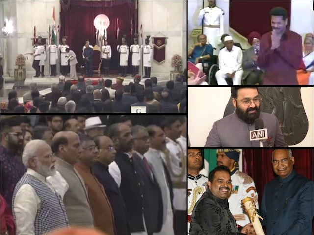 Pics & Videos: President Kovind confers Padma Awards to Prabhu Deva, Mohanlal & others at Rashtrapati Bhawan Padma Awards 2019: President Kovind conferred Padma Awards to Prabhu Deva, Mohanlal, Shankar Mahadevan & others at Rashtrapati Bhawan in Delhi.. Pics & Videos!