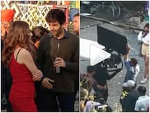 PICS & VIDEOS: Sara Ali Khan & Kartik Aaryan spotted shooting for \'Love Aaj Kal 2\' in Delhi