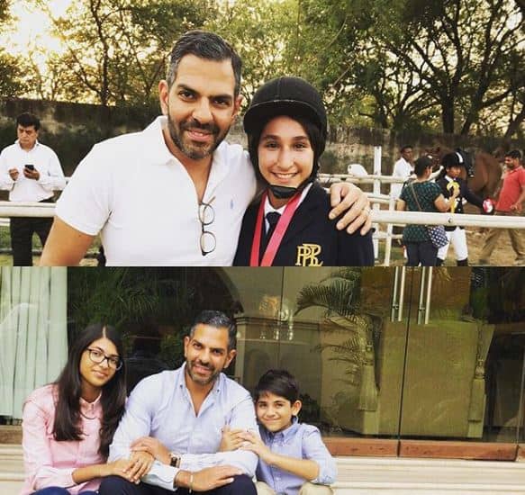 Here’s a collage picture Priya posted on father’s day! Sunjay can be seen with his children Samaira and Kiaan in one frame and step daughter Safira in another frame. (All PICS Credit- Instagram).