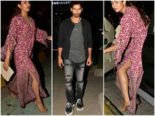 PHOTOS: Shahid Kapoor\'s wife Mira Rajput flaunts her toned legs as she steps out for a romantic dinner date with hubby!