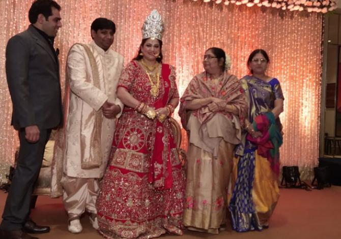 Newly married TV actress Surbhi Tiwari gets a silver crown from her mother-in-law as a wedding gift
