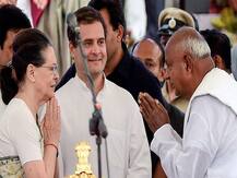 Lok Sabha elections: HD Deve Gowda files nomination from Tumkur, Congress\' rebel also enters fray