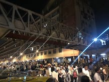 Pictures: Footover Bridge Connecting CST Platform Collapses In Mumbai, Rescue Operation Underway