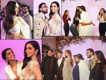 PHOTOS: Ranveer showers love at wife Deepika\'s first wax statue at Madame Tussauds London, Their family joins them too!