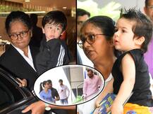 PICS: Taimur Ali Khan sports new cool haircut with spikes at Annual Day with Kareena-Saif & internet is melting!