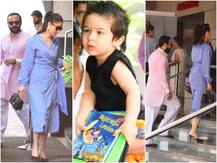 PHOTOS: Bollywood stylish couple Saif-Kareena attend BABY SON Taimur\'s Annual Day function!