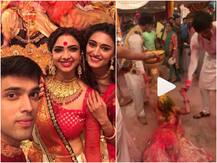 WATCH: Holi Hai! \'Kasautii\' actor Parth Samthaan smears colors on Pooja Banerjee’s face