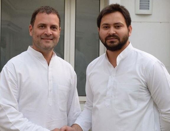 Lok Sabha elections: As Congress faces alliance trouble in Bihar, Rahul Gandhi dials Tejashwi Yadav Lok Sabha elections: Rahul Gandhi dials Tejashwi Yadav to save 'mahagathbandhan' in Bihar