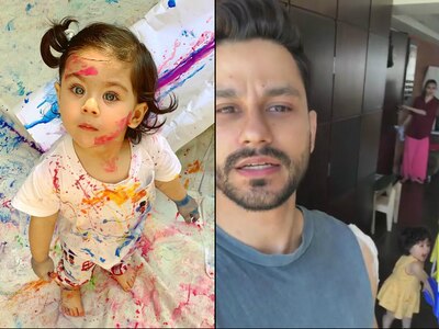 Happy Holi 2019 Pic Video Soha Ali Khan S Daughter Inaaya