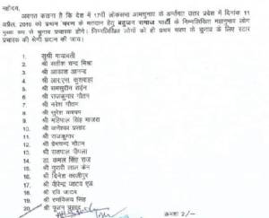 BSP releases list of 20 star-campaigners; Mayawati's nephew Akash Anand's name at 3rd from top