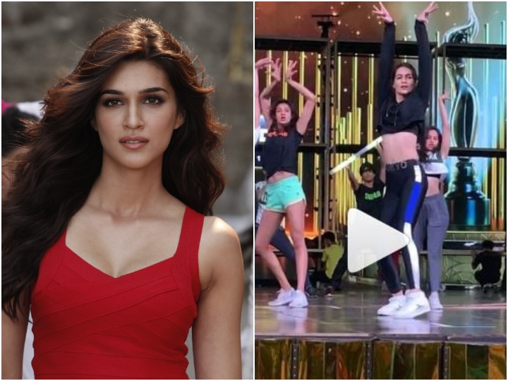 Filmfare Awards 2019: Kriti Sanon gives a glimpse of her rehearsal for the gala night (VIDEO) WATCH: Kriti Sanon gives a glimpse of her rehearsals for Filmfare Awards 2019