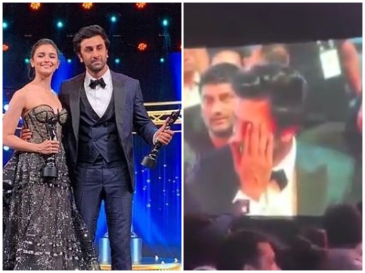 Filmfare Awards 2019: Alia Bhatt says 'I Love You' to beau Ranbir Kapoor while receiving her Best Actress award; the actor blushes as she calls him her 'special one'! Watch Video! VIDEO: Alia Bhatt leaves Ranbir Kapoor blushing as she confesses her love for him on stage during 'Filmfare Awards 2019'!